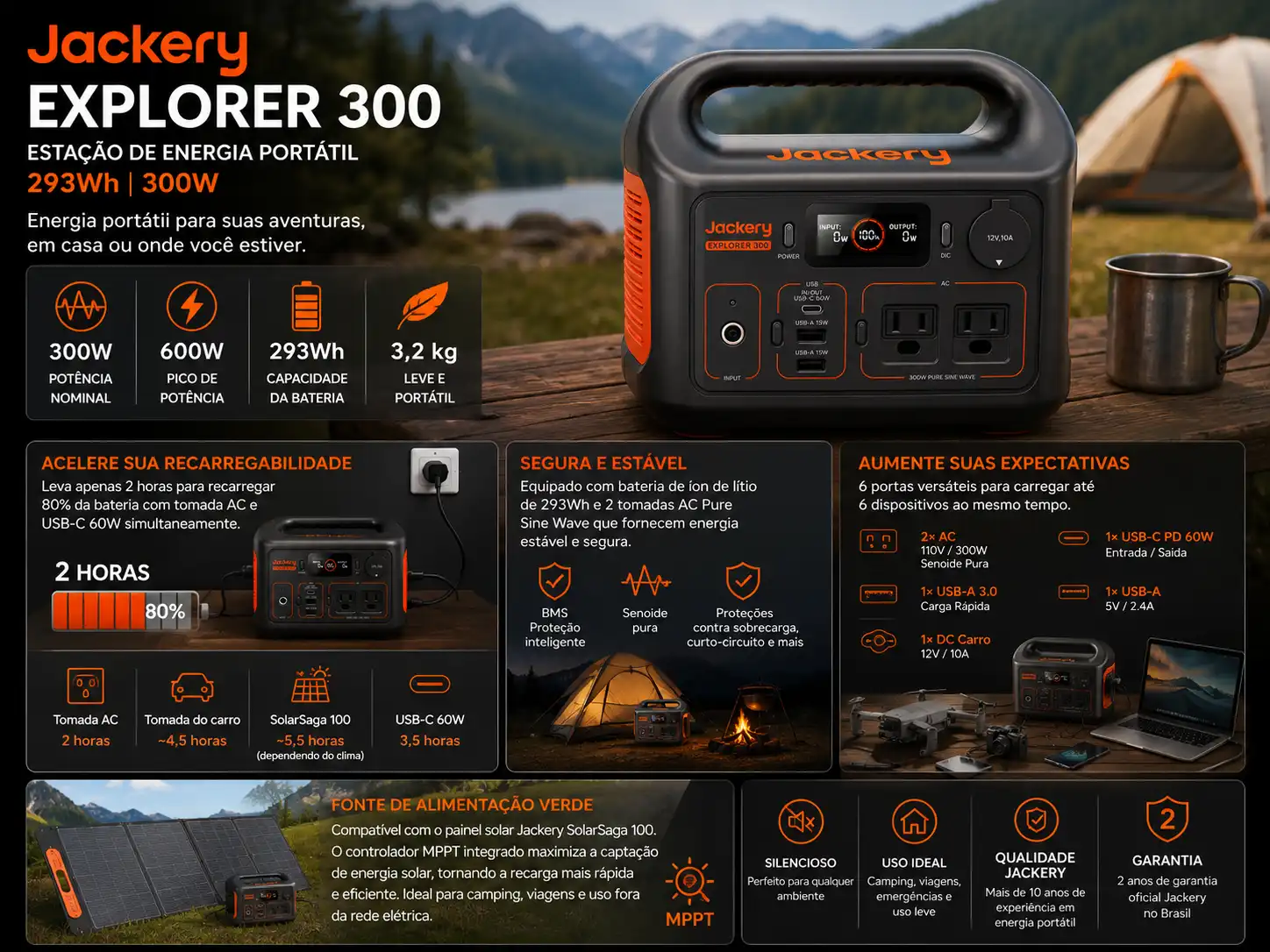 Imagem ilustrativa do Jackery Explorer