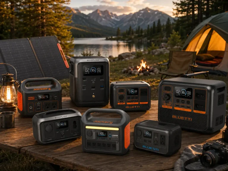Melhor gerador solar portátil para camping